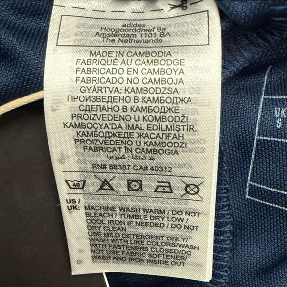 NWT Adidas Tiro 24 Sweatpants Navy Blue Signature Stripes Men’s Small IR9343 - Picture 6 of 8